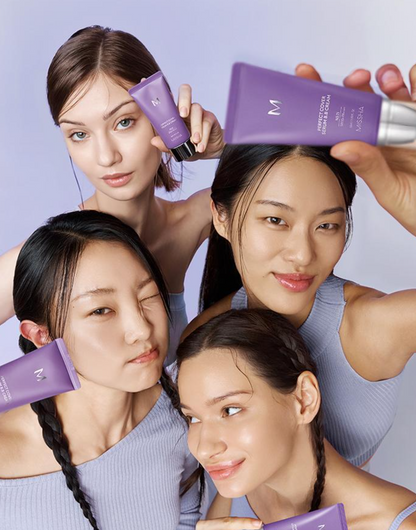[MISSHA] M Perfect Cover Serum BB Cream – Radiant, Dewy Finish with SPF50+ PA++++ | 20ml / 50ml | GlowLab
