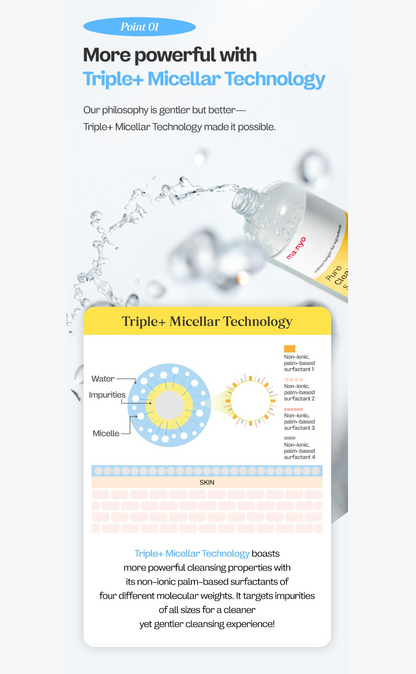 [ma:nyo Factory] Pure Cleansing Water Sensitive | 500ml x2 | GlowLab