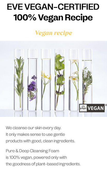 [ma:nyo Factory] Pure & Deep Cleansing Foam | Gentle Hydrating Cleanser | 160ml × 2 Set | GlowLab