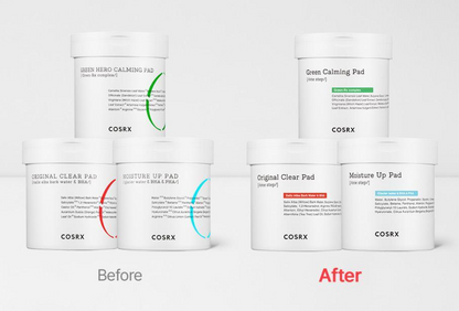 [COSRX] One Step Original Clear Pad | 90 Pads, Green Calming Pad | 90 Pads, Moisture Pad | 90 Pads