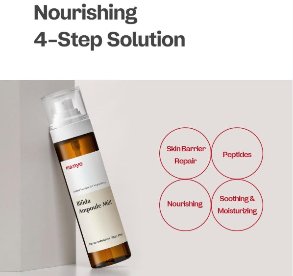 [Ma:nyo Factory] Bifida Ampoule Mist | Hydrating & Nourishing Face Spray | 120ml