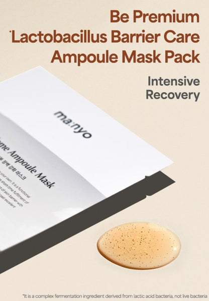 [Ma:nyo Factory] Bifida Biome Ampoule Mask Sheet | Hydrating & Nourishing Care | 10 Sheets | GlowLab