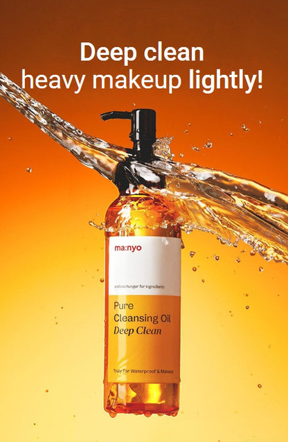 [ma:nyo Factory] Pure Cleansing Oil Deep Clean | Gentle Makeup Remover & Hydrating Care | 200ml