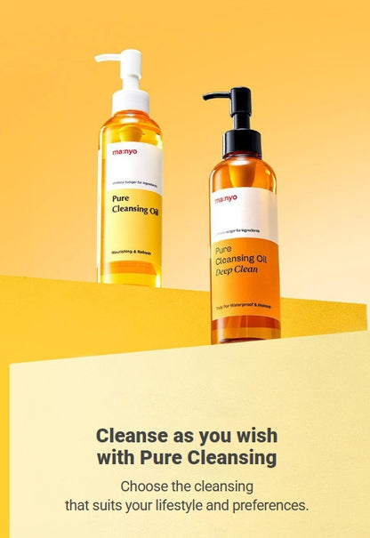 [ma:nyo Factory] Pure Cleansing Oil Deep Clean | Gentle Makeup Remover & Hydrating Care | 200ml