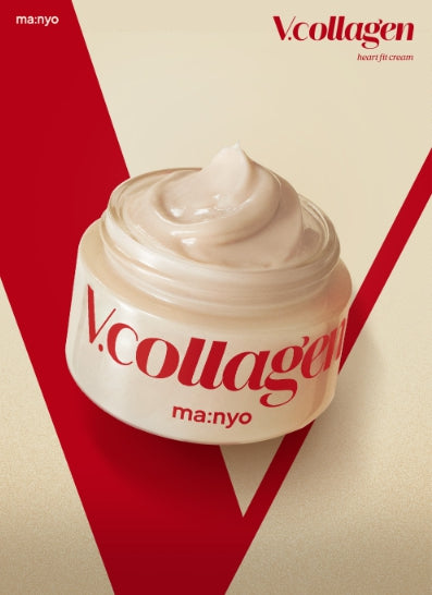[ma:nyo Factory] V. Collagen Heart Fit Cream | Hydrating & Skin Firmness Care | 50ml
