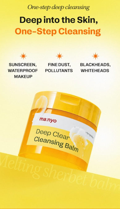 [ma:nyo Factory] Deep Clear Cleansing Balm Double Pack | 132ml × 2