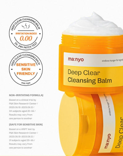 [ma:nyo Factory] Deep Clear Cleansing Balm Double Pack | 132ml × 2