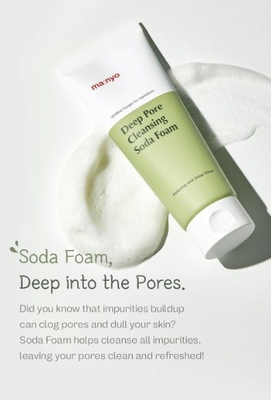 [ma:nyo Factory] Purifying Cleansing Soda Foam | Gentle & Hydrating Face Cleanser | 150ml × 2