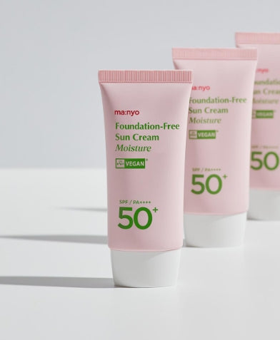 [ma:nyo Factory] Foundation-Free Sun Cream Moisture SPF50+ PA++++ | Hydrating Vegan Tone-Up UV Defense 50mL