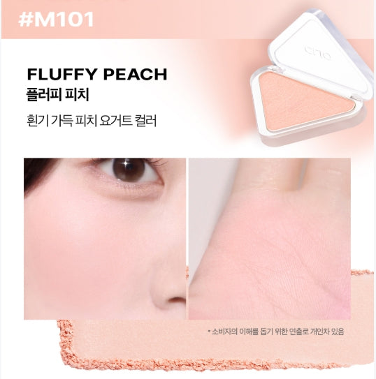 [CLIO] Essential Blush Tap 4g | Airy Matte & Sheer Glow Cheek Color