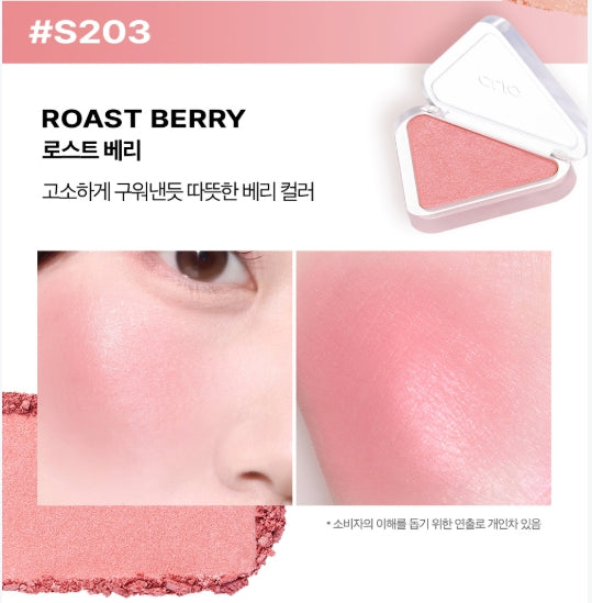 [CLIO] Essential Blush Tap 4g | Airy Matte & Sheer Glow Cheek Color