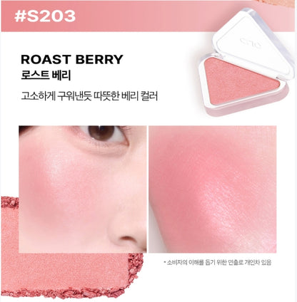 [CLIO] Essential Blush Tap 4g | Airy Matte & Sheer Glow Cheek Color