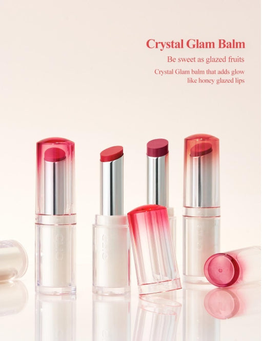 [CLIO] Crystal Glam Balm | Glossy Honey Glazed Lip Finish 3.2g