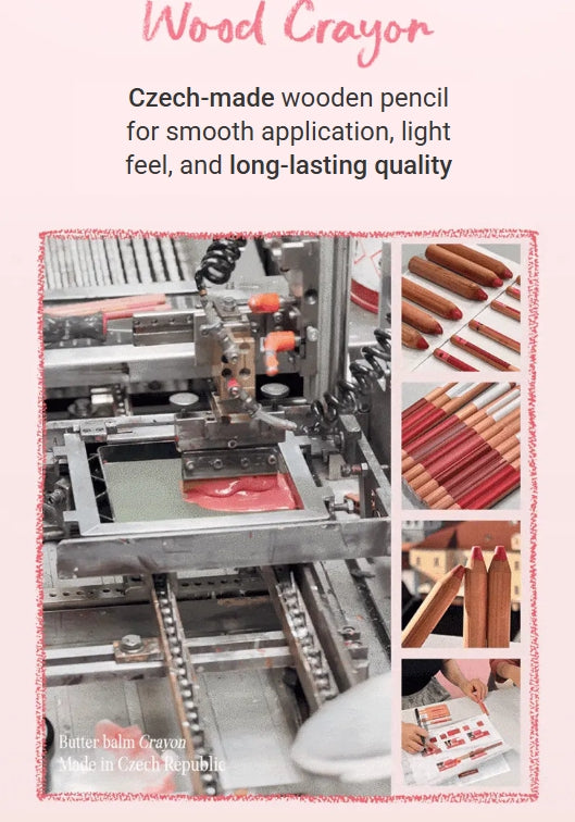 [CLIO] Butter Balm Crayon | Creamy Matte Lip &amp; Cheek Pencil 3.9g