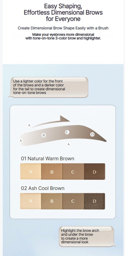 [CLIO] Kill Brow Shaping Powder Brow – Soft Texture & Natural Definition | 2.4g