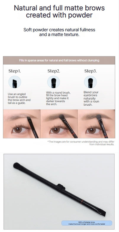[CLIO] Kill Brow Shaping Powder Brow – Soft Texture & Natural Definition | 2.4g