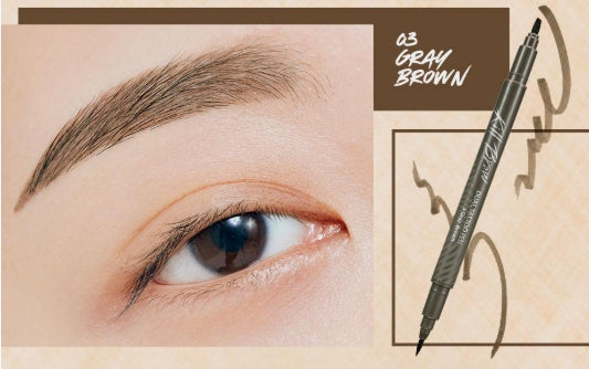 [CLIO] Kill Brow Dual Tattoo Pen Special Set – Dual-Ended Design for Natural Brow Definition | 0.3g x 2