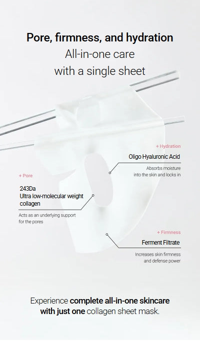 [BIODANCE] Bio-Collagen Real Deep Mask Sheet – Hydrating & Firming Hydrogel Mask Care | 4 Sheets