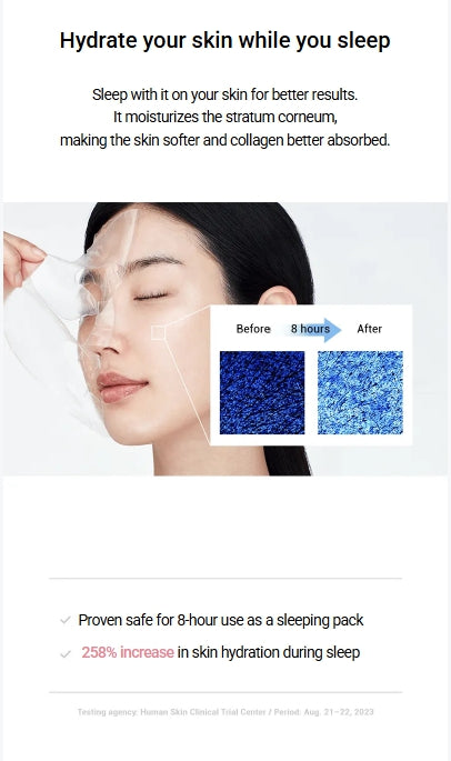 [BIODANCE] Bio-Collagen Real Deep Mask Sheet – Hydrating & Firming Hydrogel Mask Care | 4 Sheets