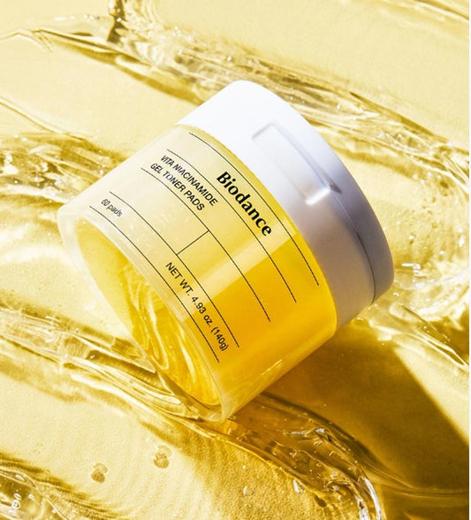 [BIODANCE] Vita Niacinamide Gel Toner Pad – Refreshing & Balancing Care | 60 Sheets