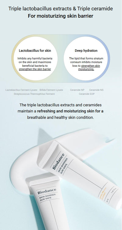 [BIODANCE] Skin Barrier Sun Safe – Lightweight Daily UV Protection Cream | 30mL