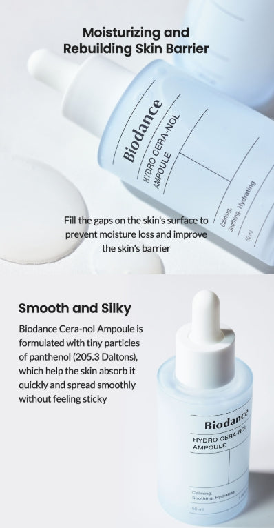 [BIODANCE] Hydro Cera-Nol Ampoule – Calming & Moisture-Balancing Serum | 30mL