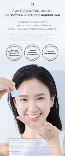 [Goodal] Ice Heartleaf Hyaluron Soothing Ampoule | Cooling &amp; Hydrating Serum 50ml + 33ml Set