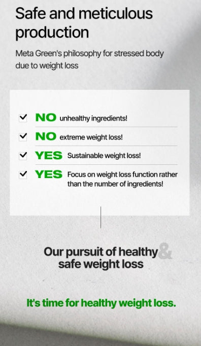 [VITALBEAUTIE] Meta Green Calorie Cut Jelly | Refreshing Citrus Flavor | 10 Stick Pack