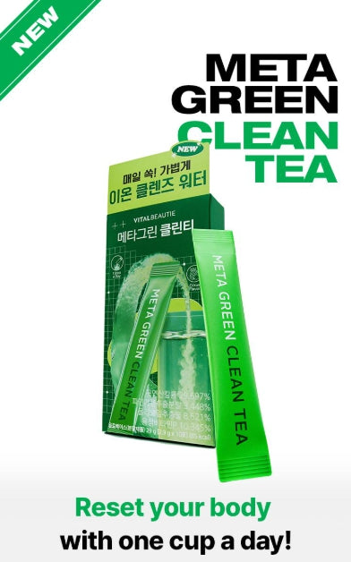 [VITALBEAUTIE] Meta Green Clean Tea Refreshing Detox Drink | 10 Sticks