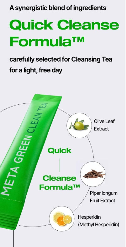 [VITALBEAUTIE] Meta Green Clean Tea Refreshing Detox Drink | 10 Sticks