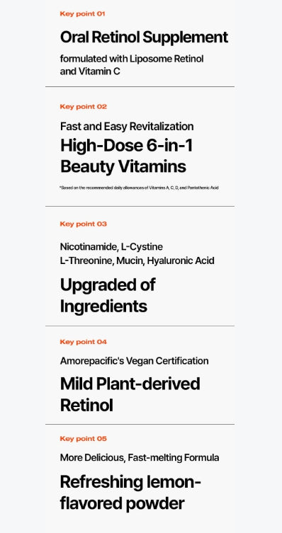 [VITALBEAUTIE] Super Retinol Radiant Stick Supplement | 30 Sticks