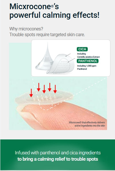 [BIOHEAL BOH] Panthecell Repair Cica Micro Spot Patch | Gentle Calming Care Patch 9+3 Sheets