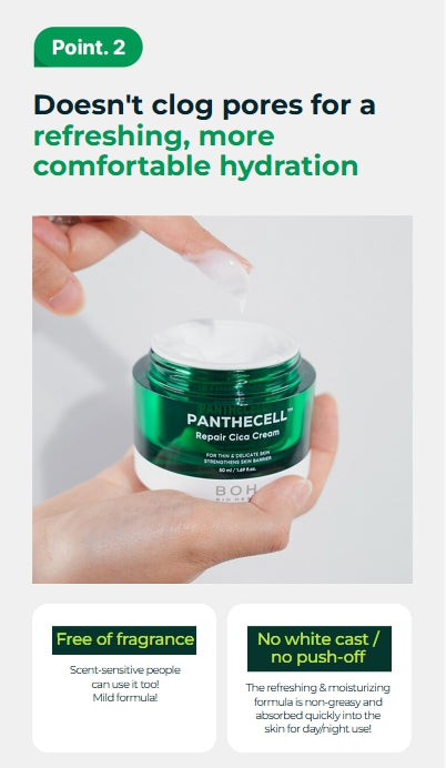 [BIOHEAL BOH ] Panthecell Repair Cica Cream Special Set | Soothing Moisture Cream 50mL + 50mL