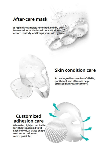 [REJURAN] Healer Skin Protection Mask – Moisture-Infused Sheet for Comfortable Skin Feel 27 mL × 5 ea