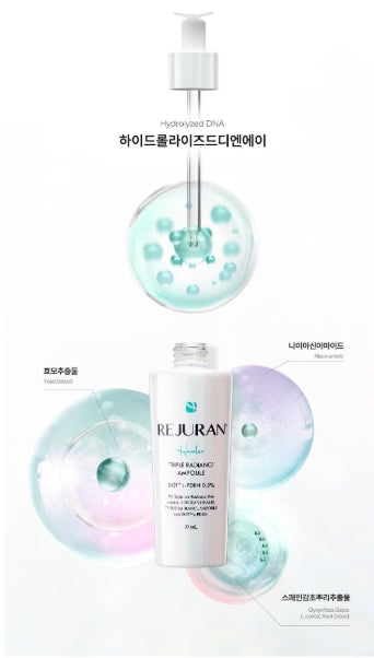[REJURAN] Radiance Ampoule Duo Set with Soft Glow Finish | 10ml x2 + Bonus Minis