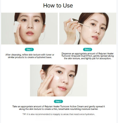 [REJURAN] Active Cream Set with Soft, Nourishing Finish | 50ml + 1ml×7 Ampoules