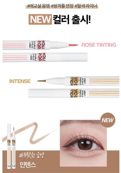 [Holika Holika] Holi Pop Double Eyeliner – Soft Definition Duo Tip – Single Pen