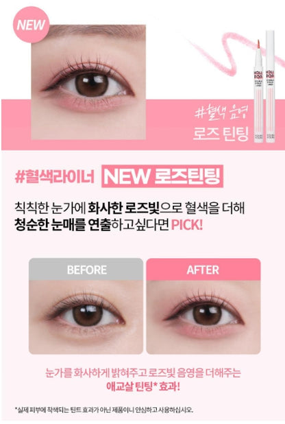 [Holika Holika] Holi Pop Double Eyeliner – Soft Definition Duo Tip – Single Pen