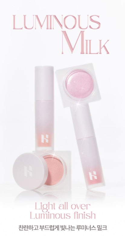 [Holika Holika] Luminous Milkfit Blush with Soft Radiant Finish | 5 Colors