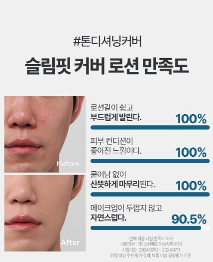 [JUNG SAEMMOOL] JUNGSAEMMOOL MEN Slim Fit Cover Lotion with Natural Soft Finish – 30ml