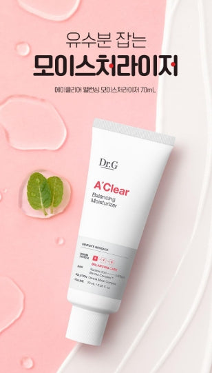 [Dr.G] A-Clear Balancing Moisturizer with Lightweight Hydrating Finish 70 ml + 10 ml Serum Set