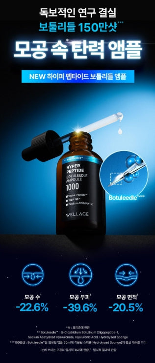 [WELLAGE] Hyper Peptide Ampoule Smooth Elastic Feel 50 ml