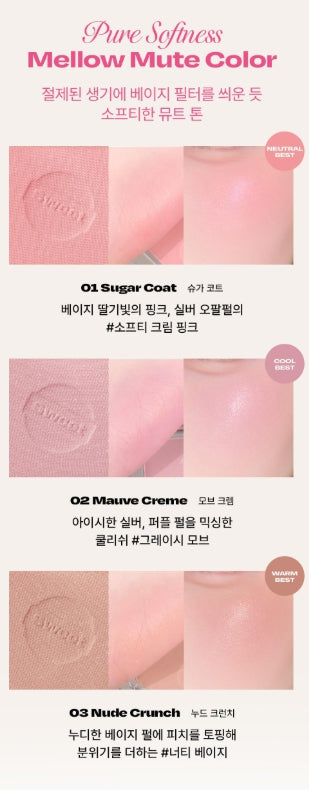 [alternativestereo] Sugar Crunch Blusher Soft Radiant Finish 5.2g + Brush