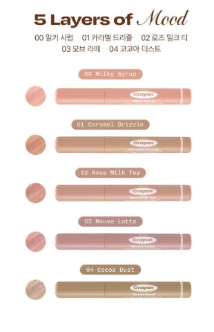 [alternativestereo] Mood Layer Stick Crayon Soft Matte Finish 1.4g