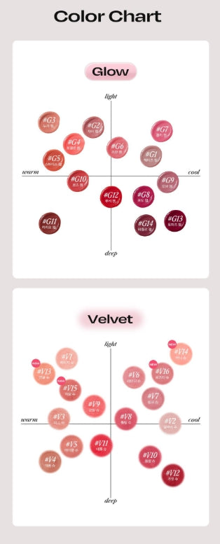 [alternativestereo] Blushing Pendant Dual-Tone Glow & Velvet Finish 3.5g x 2