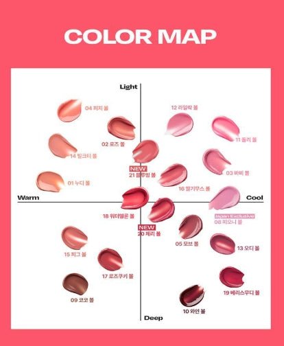 [alternativestereo] Lip Potion Sugar Glaze Tint Mini Glossy Shine 4ml