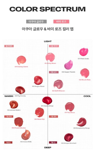 [alternativestereo] Lip Potion Balmy Rose Creamy Glow Tint 8ml