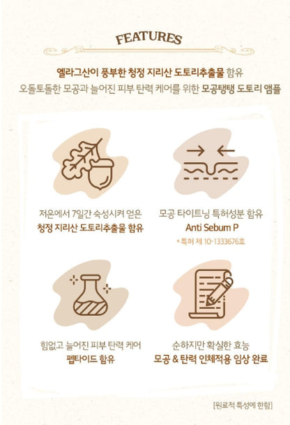 [SKINFOOD] Acorn Pore Peptide Ampoule Smooth Firm Finish 55ml