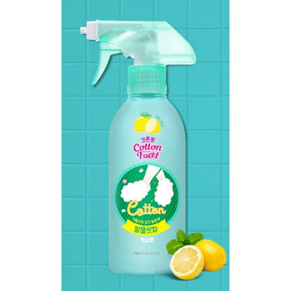 [On The Body] Cotton Foot Shampoo Lemon Mint | Refreshing Cleanser for Feet | 510ml | GlowLab