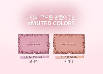 [Holika Holika] My Fave Infusing Blush – Soft Matte Powder Finish 4.5g